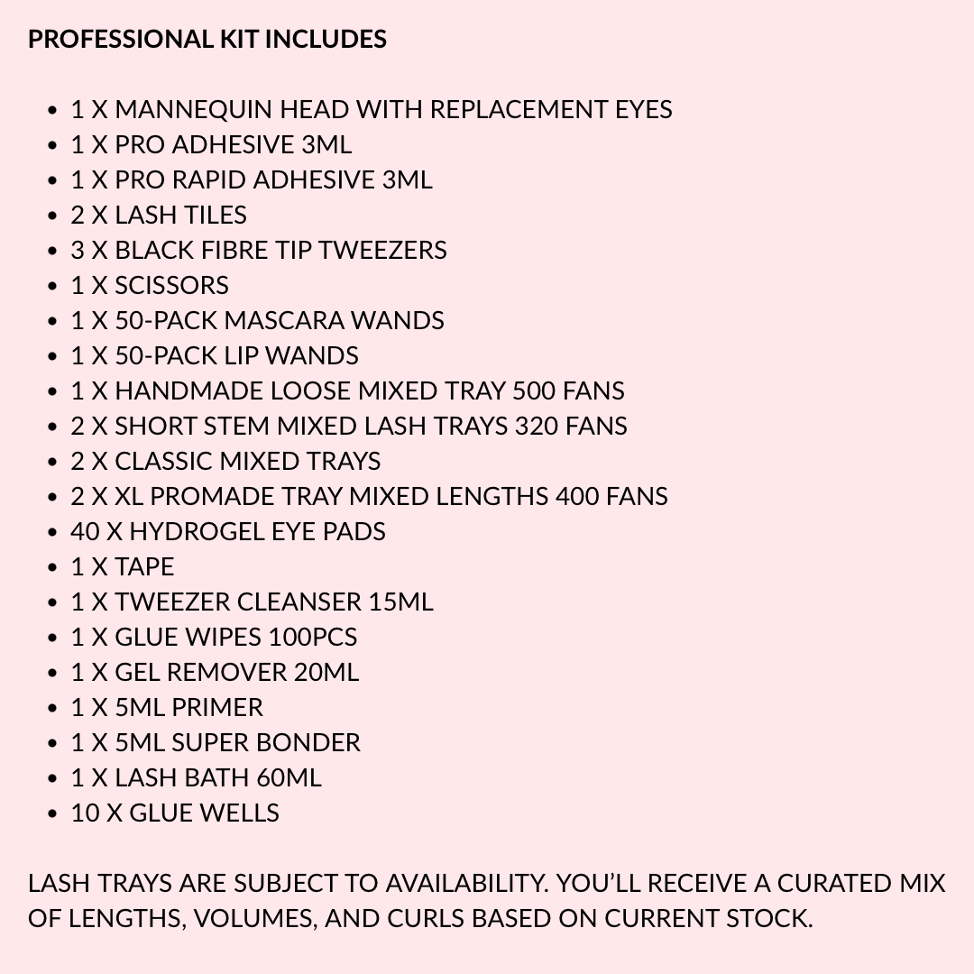 Online Classic, Hybrid, Wispy, Premade Volume Eyelash Extension Course (with BONUS Social Media Tips)