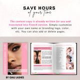 Classic & Volume Eyelash Extension Editable Printable Lash Training Manual With Resell Rights Add Your Own Logo - Giali Lashes