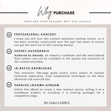 Classic & Volume Eyelash Extension Editable Printable Lash Training Manual With Resell Rights Add Your Own Logo - Giali Lashes