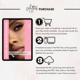 Classic & Volume Eyelash Extension Editable Printable Lash Training Manual With Resell Rights Add Your Own Logo - Giali Lashes