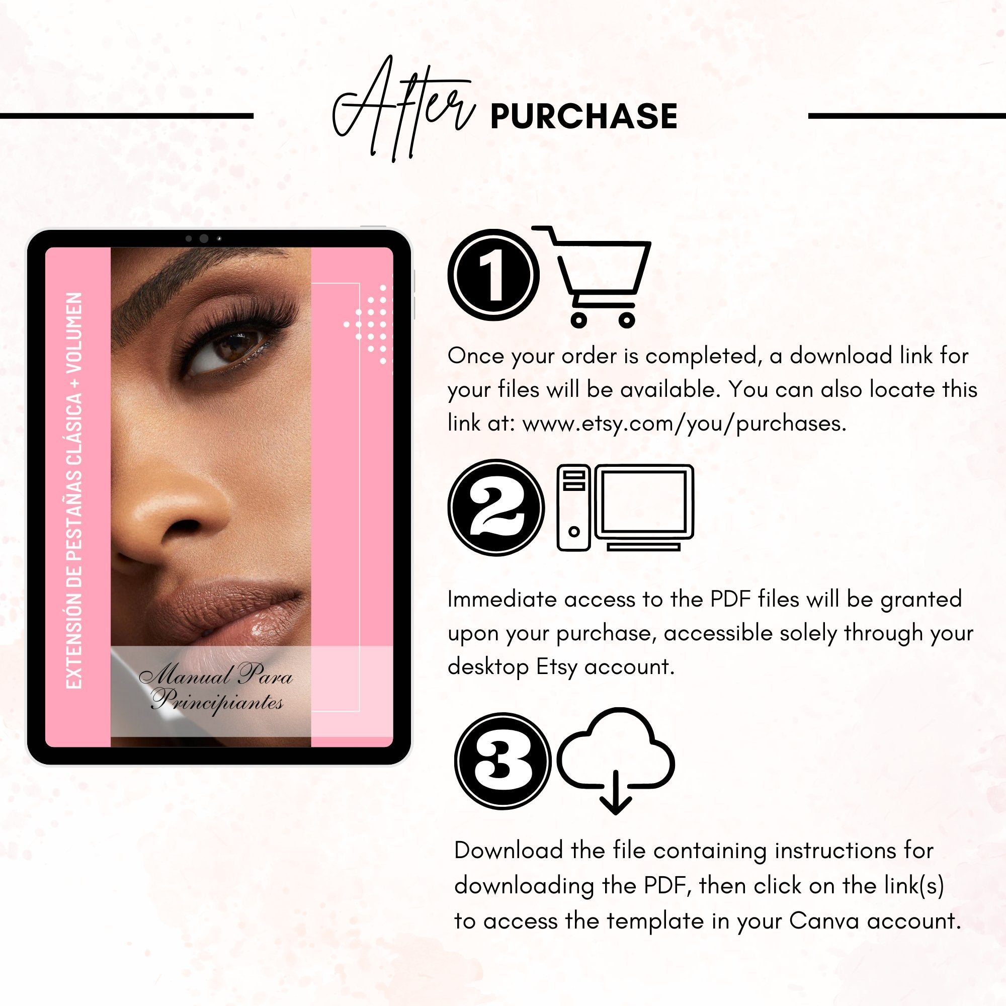 Classic & Volume Eyelash Extension Editable Printable Lash Training Manual With Resell Rights Add Your Own Logo - Giali Lashes