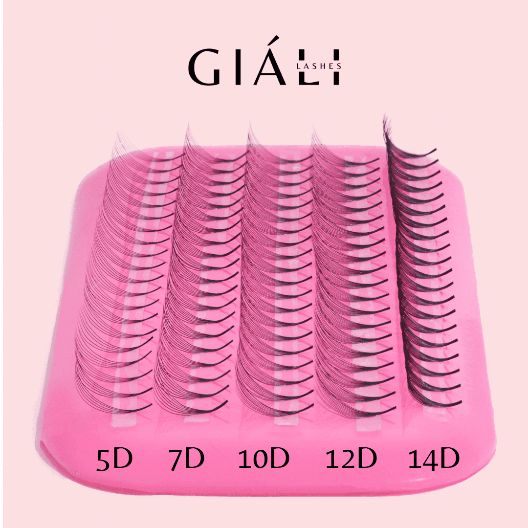 10D Premium Promade XL 400 Premade Volume Fans - Giali Lashes