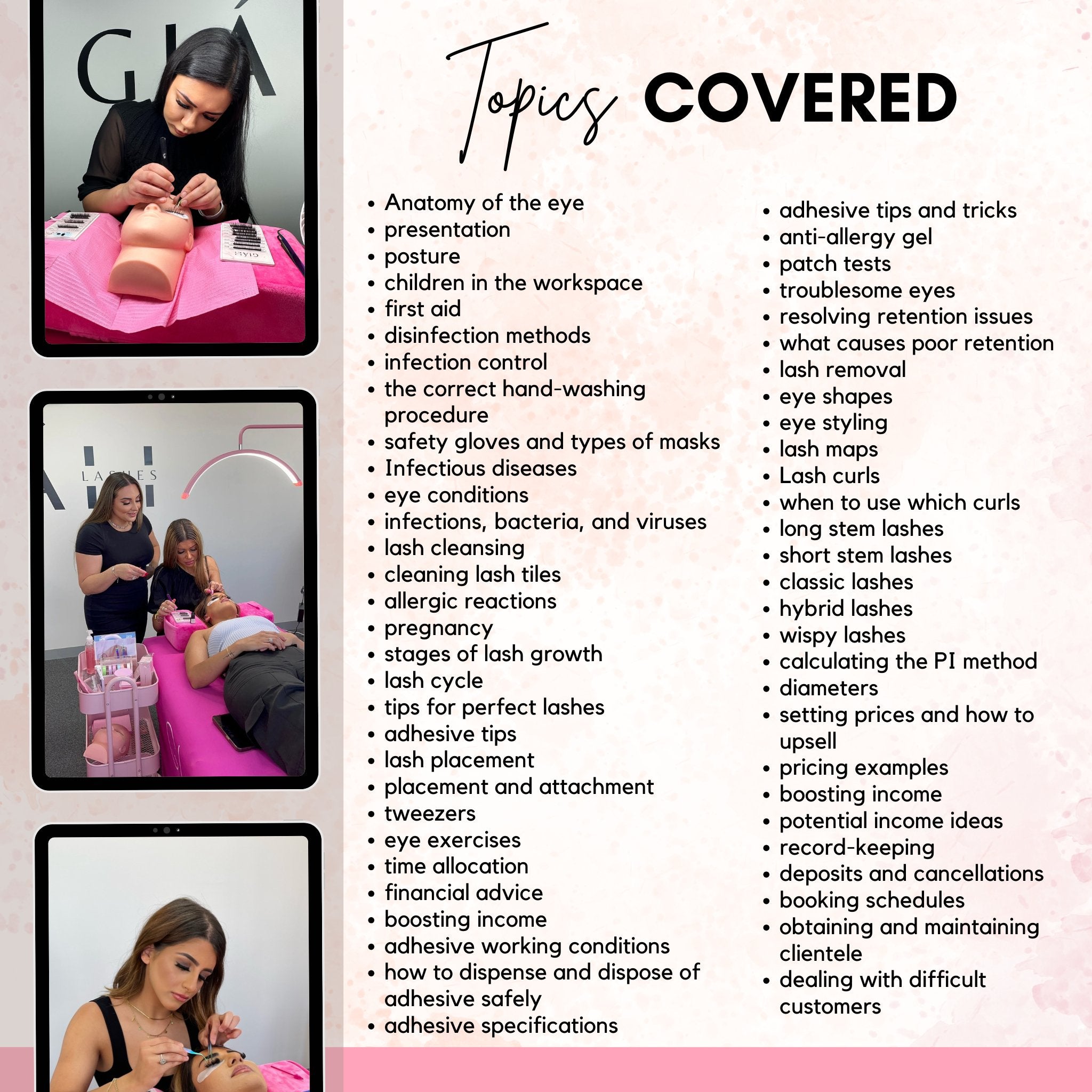 CLASSIC & VOLUME EYELASH EXTENSION COURSE - 2 DAY COURSE - Giali Lashes