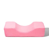 Eyelash Extension Velvet Neck Pillow With Side Pockets