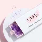 Giáli Lashes 6D Purple Coloured Handmade Promade Loose Fans