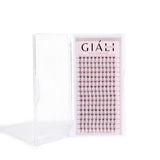 Giáli Lashes 7D 0.05 Short Stem Premade Volume Fans Lash Tray