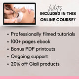Online Classic Eyelash Extension Course (with BONUS Social Media Tips) - Giali Lashes