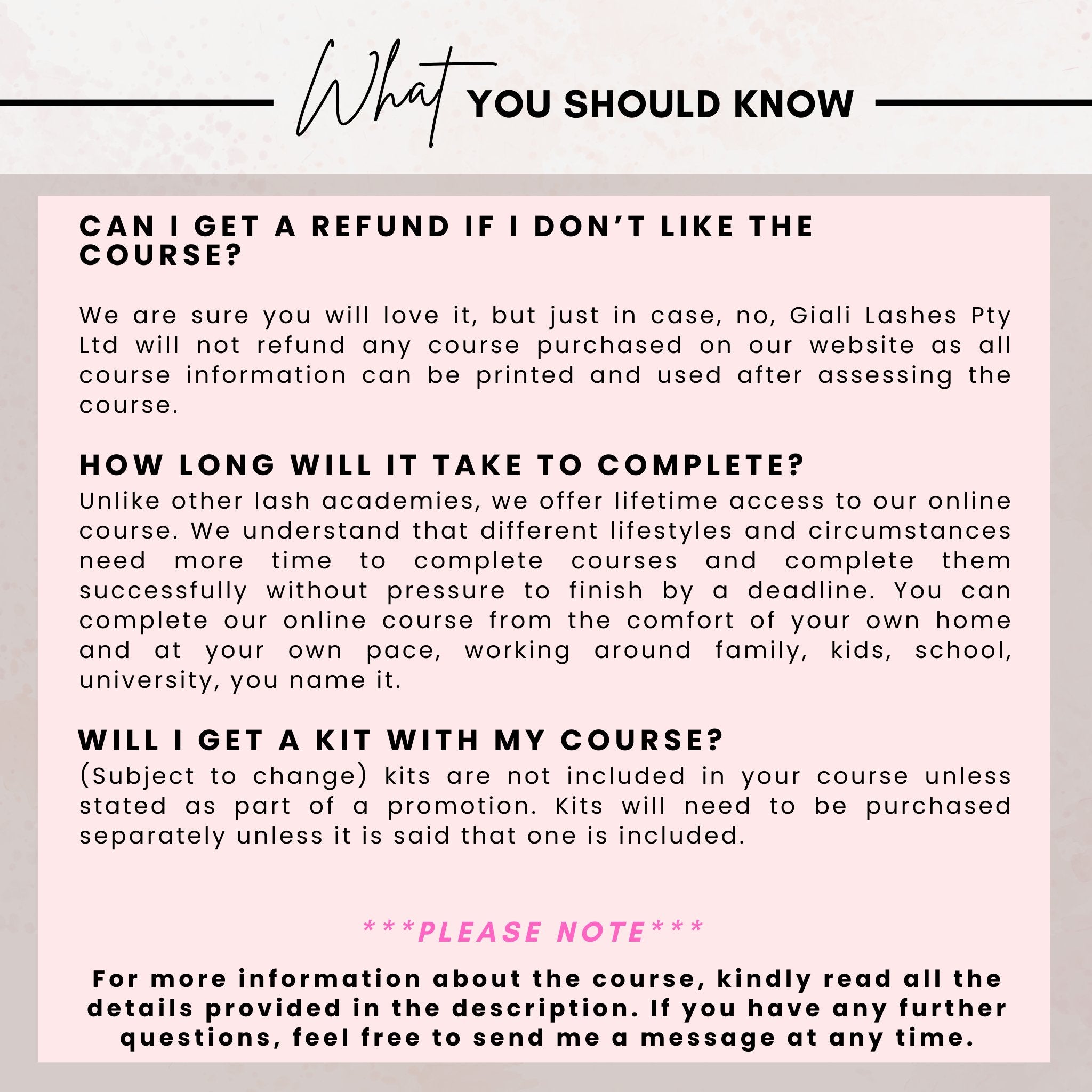 Online Classic Eyelash Extension Course (with BONUS Social Media Tips) - Giali Lashes