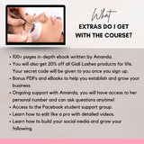 Online Classic Eyelash Extension Course (with BONUS Social Media Tips) - Giali Lashes
