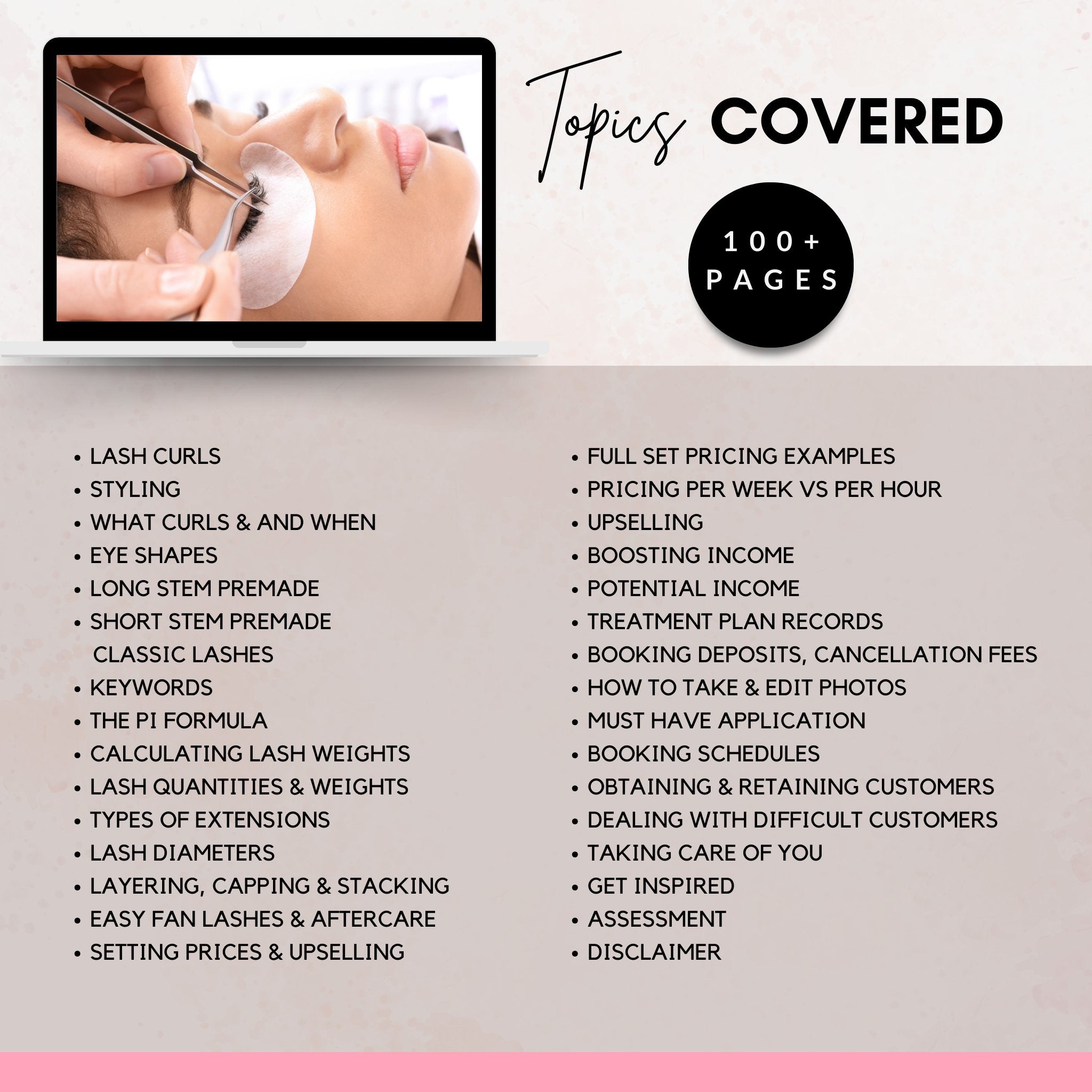 Online Classic Eyelash Extension Course (with BONUS Social Media Tips) - Giali Lashes