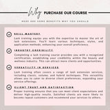 Online Classic, Hybrid, Premade Volume Eyelash Extension Course (with BONUS Social Media Tips) - Giali Lashes