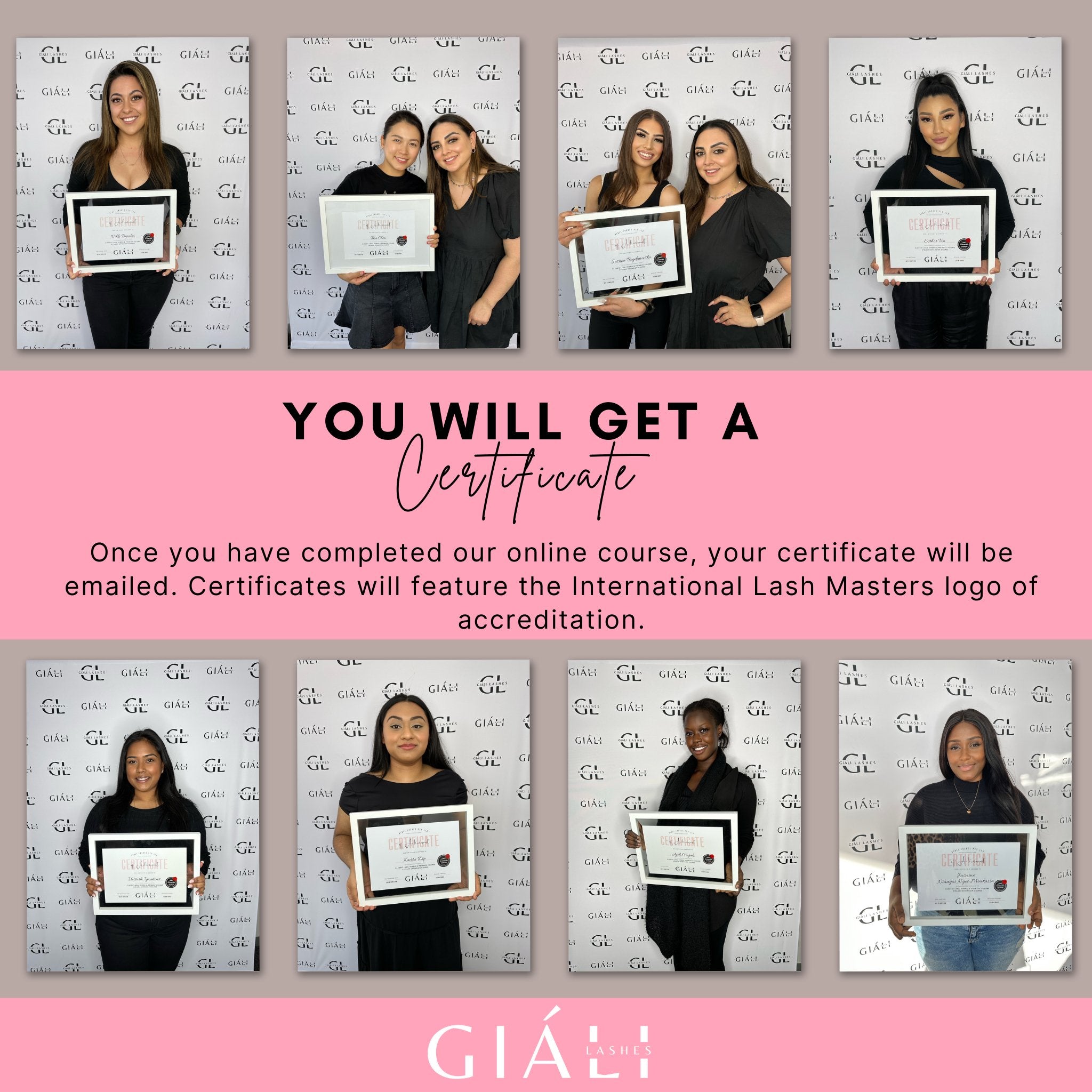 Online Classic, Hybrid, Premade Volume Eyelash Extension Course (with BONUS Social Media Tips) - Giali Lashes