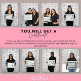 Online Classic, Hybrid, Premade Volume Eyelash Extension Course (with BONUS Social Media Tips) - Giali Lashes