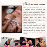 Online Classic, Hybrid, Premade Volume Eyelash Extension Course (with BONUS Social Media Tips) - Giali Lashes