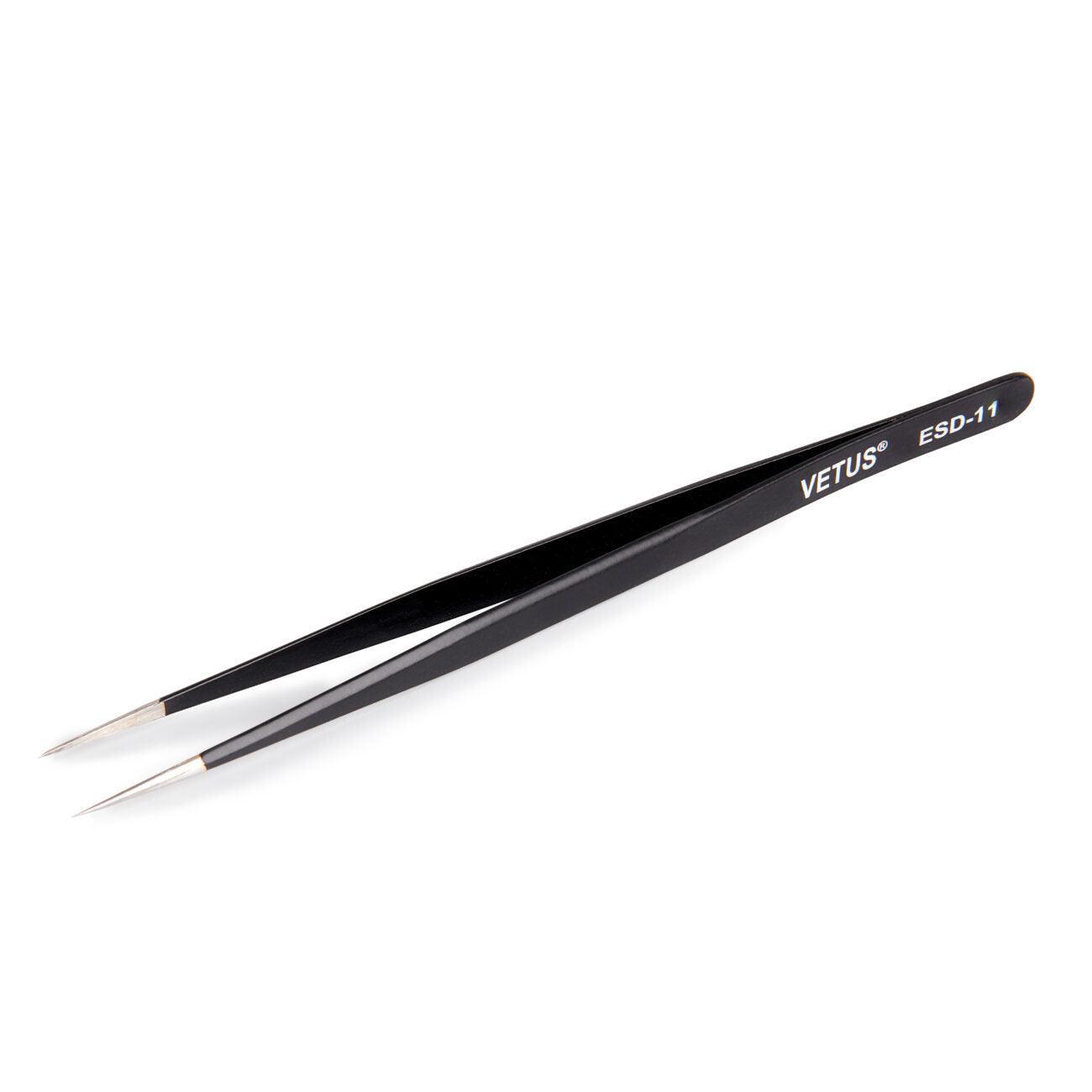 Vetus ESD11 Straight Extra Long Anti Static Tweezer-Giali Lashes