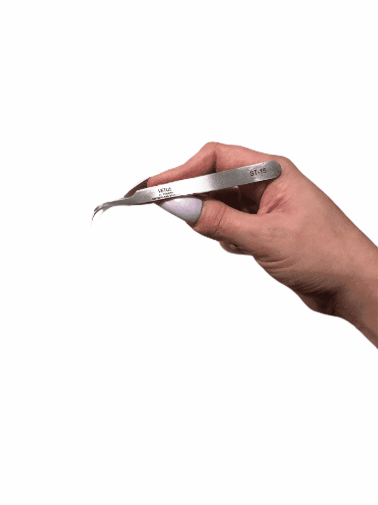 Vetus ST15 Curved Tweezers-Giali Lashes