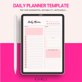 Daily Undated Planner Template