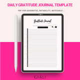 Daily Gratitude Journal Template