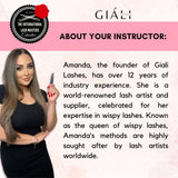 1 Day Wispy Eyelash Extension Workshop Couse In Person Class With Amanda - Giali Lashes