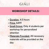 1 Day Wispy Eyelash Extension Workshop Couse In Person Class With Amanda - Giali Lashes