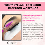 1 Day Wispy Eyelash Extension Workshop Couse In Person Class With Amanda - Giali Lashes