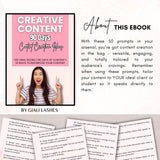 50 Brand Content Prompt Ideas Ebook With Master Resell Rights To Rebrand Resell Edit Print & Downloadable - Giali Lashes