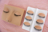 Mannequin Head With Hyper Realistic Changeable Eyes 4 Pairs - Giali Lashes 