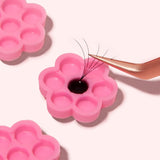 Flower Adhesive Disposable 7 Hole Cups - Giali Lashes 