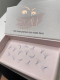 Giáli Lashes 6D Purple Coloured Handmade Promade Loose Fans-Giali Lashes