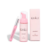 Giáli Lashes Pink Eyelash Extension Bath 60ml With Cleansing Brush-Giali Lashes