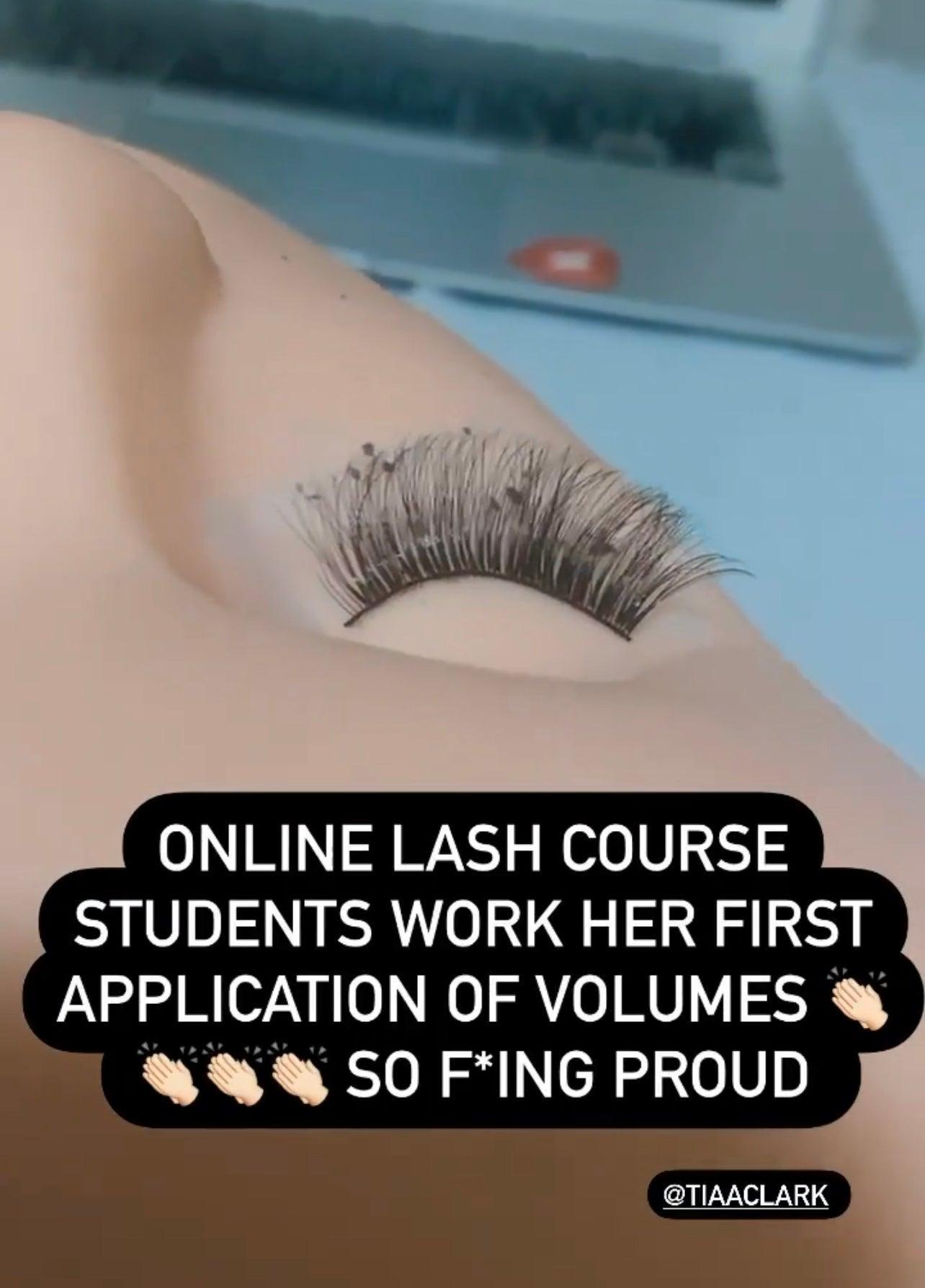 Online Classic, Hybrid, Premade Volume Eyelash Extension Course (with BONUS Social Media Tips & FREE Kit*)-Giali Lashes