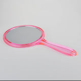 Pink Handheld Double Sided Lash Mirror Large - Giali Lashes 